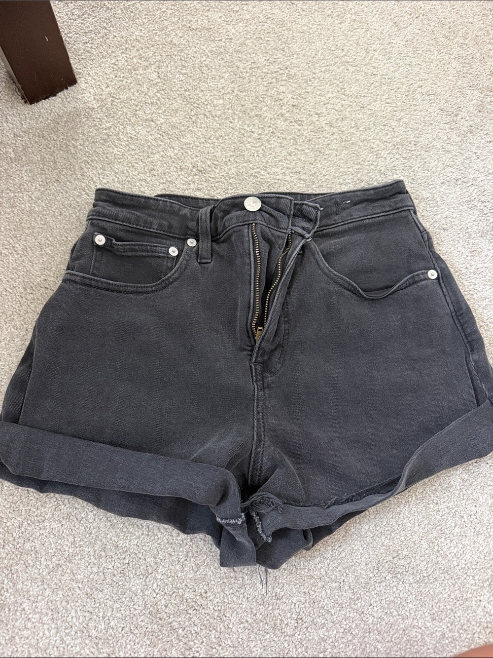 Madewell high waisted denim Shorts